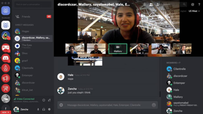 Criei um grupo no Discord para conversarmos (chat + voz) – Déia