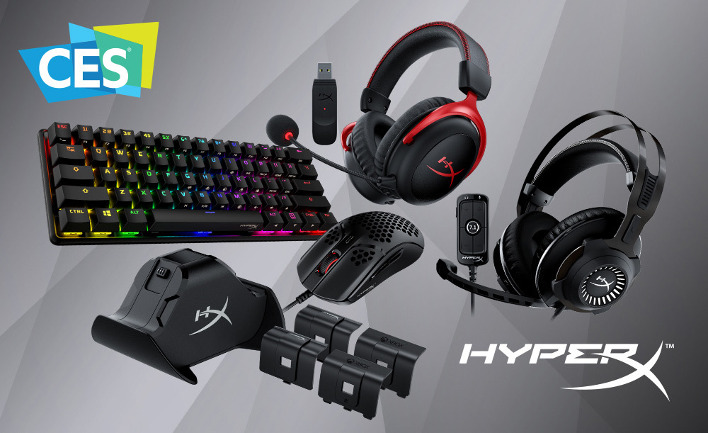 HyperX anuncia teclado gamer compacto, novos fones de ouvido e mais