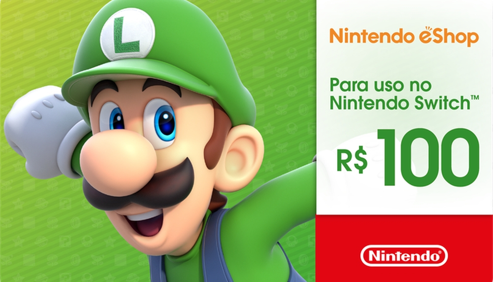 Nintendo eShop brasileira aceita gift card pré-pago para Switch