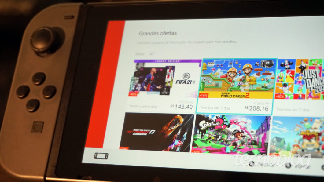 Nintendo Switch (Imagem: André Fogaça/Tecnoblog)