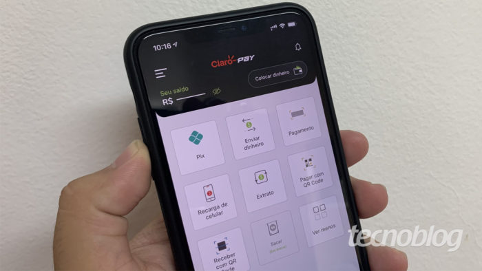 Claro Pay é a nova conta digital da Claro (Imagem: Lucas Braga/Tecnoblog)