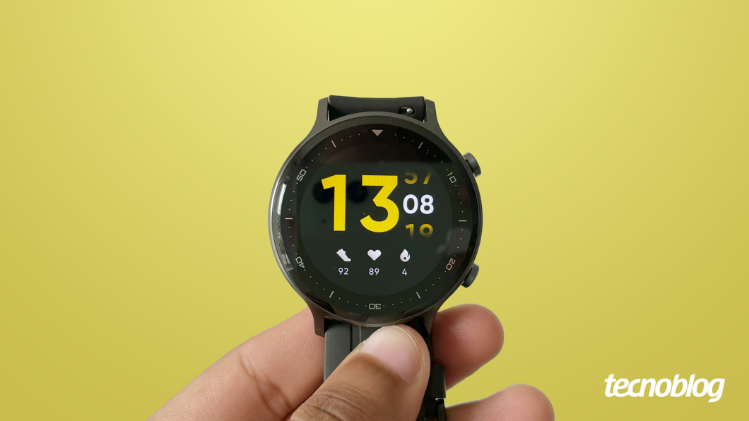 Realme Watch S (Imagem: Darlan Helder/Tecnoblog)