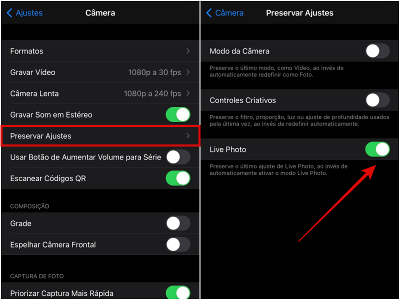 Como desativar o Live Photos do iPhone • Aplicativos e Software • Tecnoblog