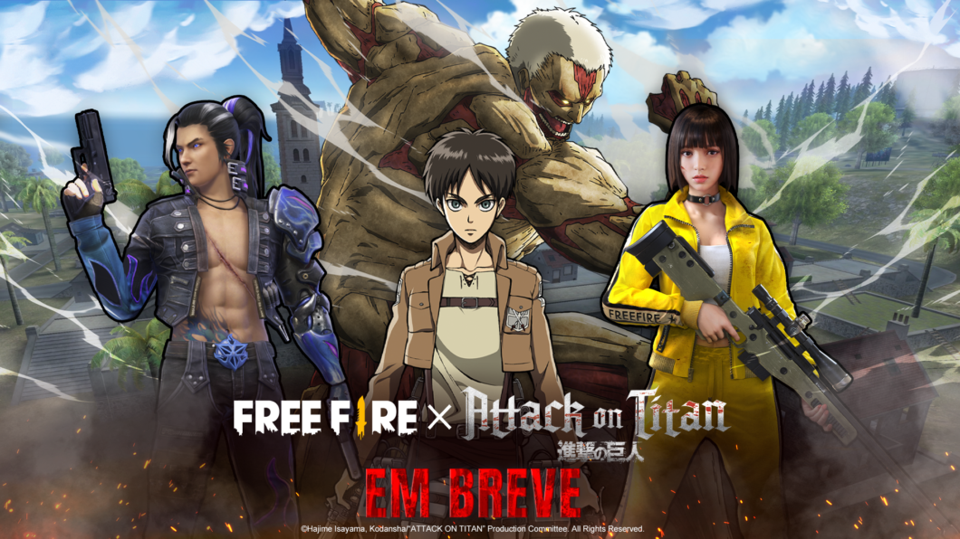 Free Fire vai adicionar itens para fãs do anime Attack on Titan – Tecnoblog