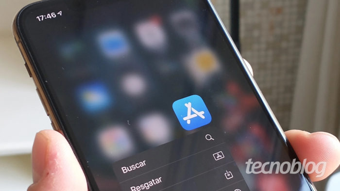 App Store no iPhone (Imagem: André Fogaça/Tecnoblog)