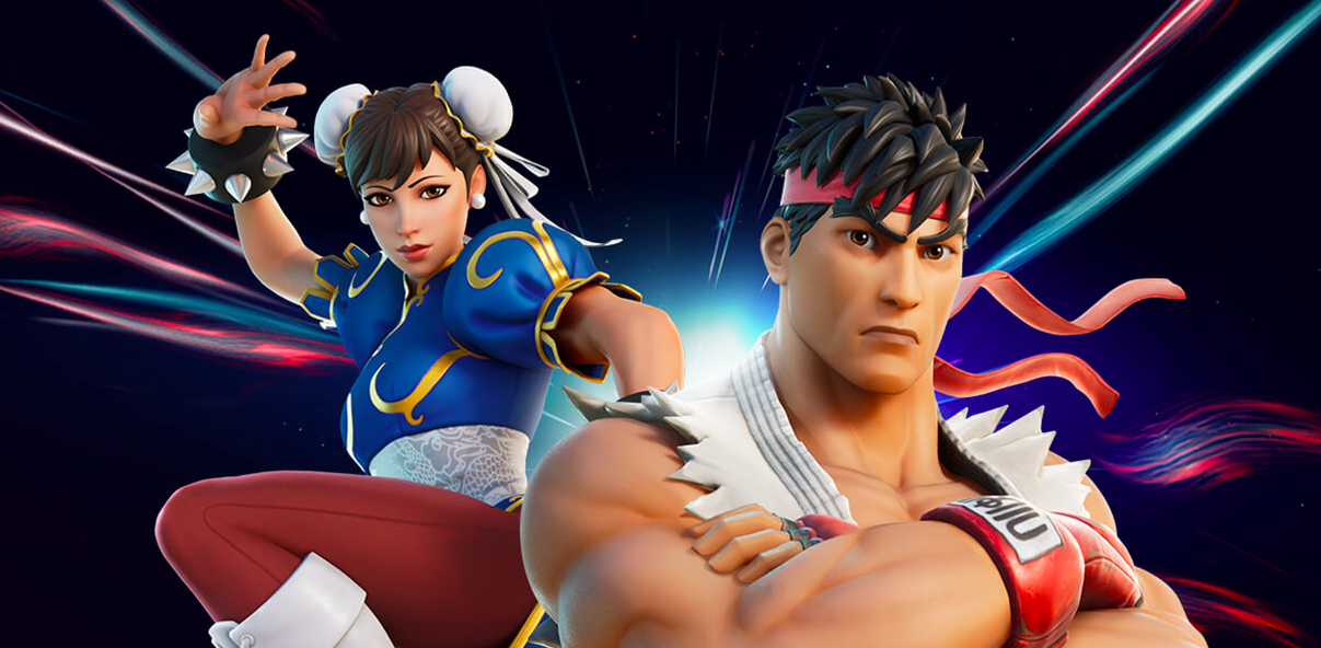 Ryu e Chun-Li de Street Fighter chegam a Fortnite por R$ 100