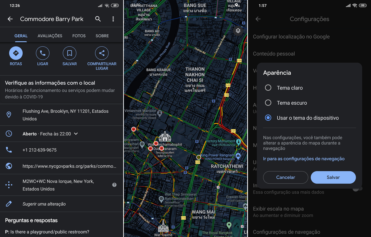 Google Maps ganha modo escuro no Android após longa espera