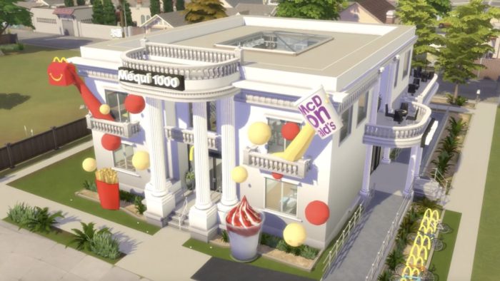 Méqui 1000 em The Sims 4 (Imagem: Divulgação/McDonald's)