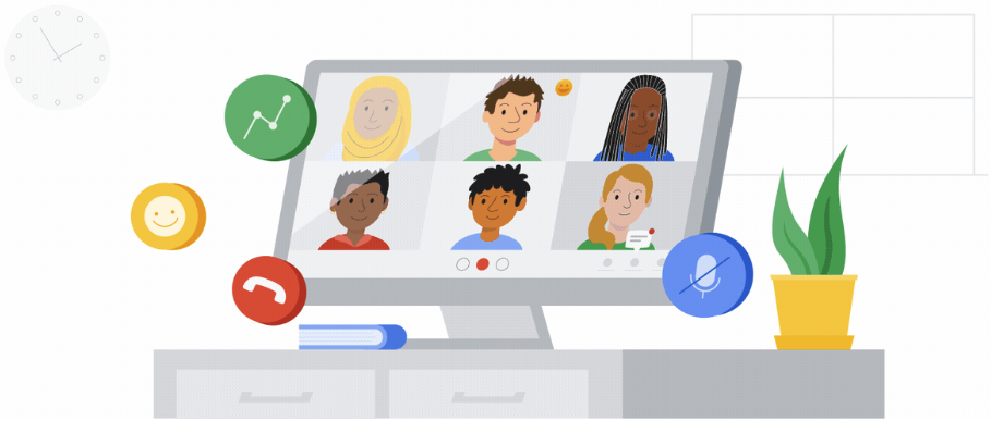 Google Meet vai ganhar transcrição de áudio e reações com emoji