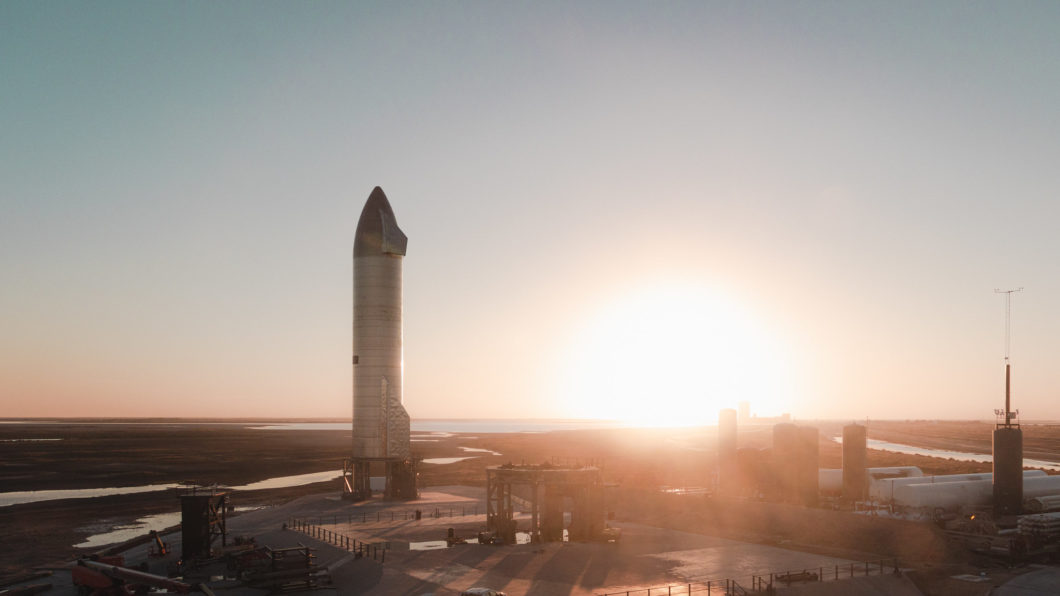 Foguete Starship SN9 (imagem: Flickr/SpaceX)