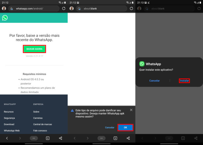 Baixe o WhatsApp para Android