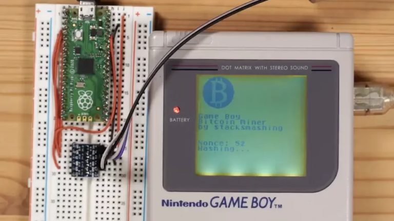 Encontraram um jeito de minerar bitcoin com um Game Boy (mas é meio lento)
