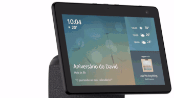 Amazon Echo Show 10 com tela que gira sozinha começa a ser vendido no Brasil