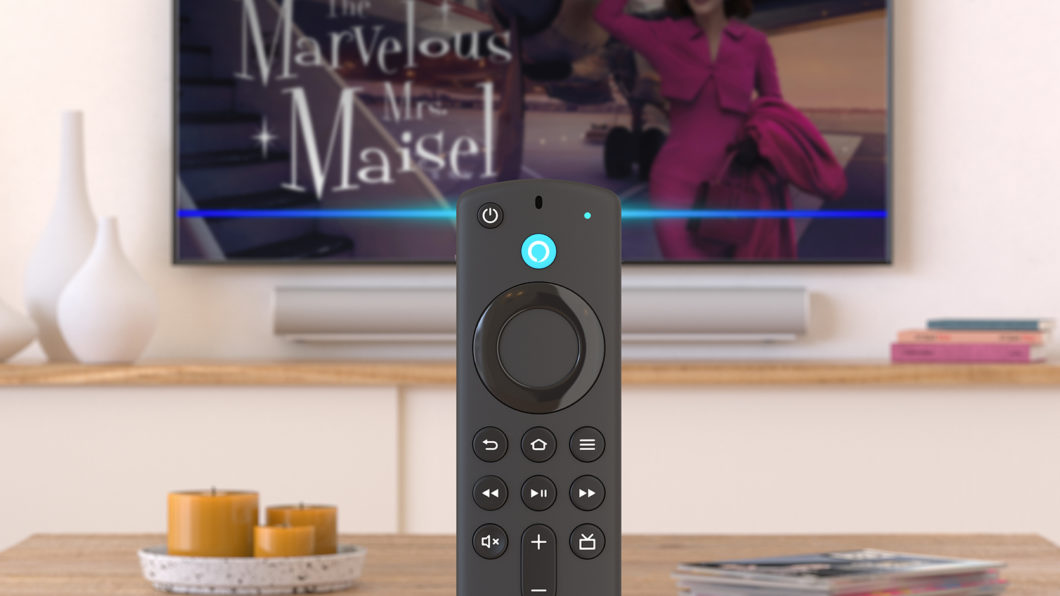 Amazon Fire TV Stick 4K acompanha novo controle (Imagem: Reprodução/Amazon)
