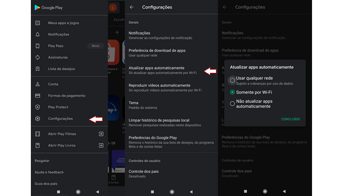 Como atualizar os aplicativos do Google Play automaticamente 