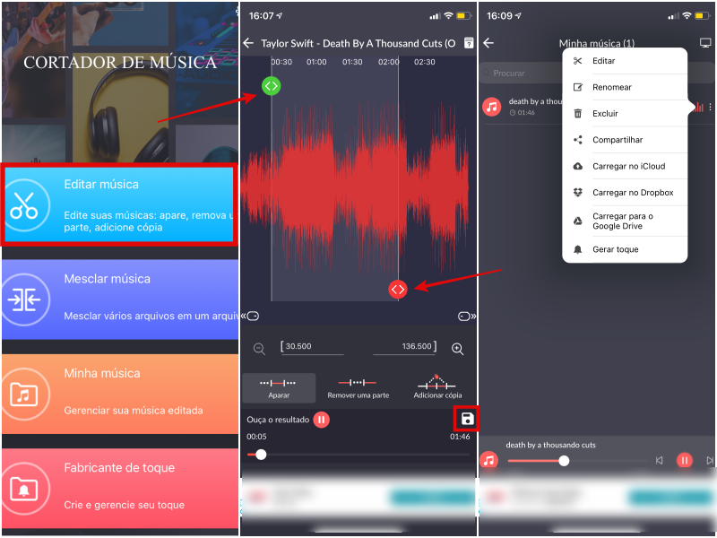 Como cortar músicas no celular iOS e Android Aplicativos e Software