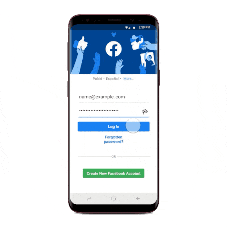 Facebook libera chave física no iOS e Android (Imagem: Divulgação)