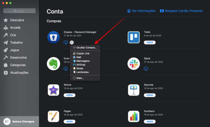 Como tirar um aplicativo da nuvem da App Store [Ocultar compra] – Tecnoblog