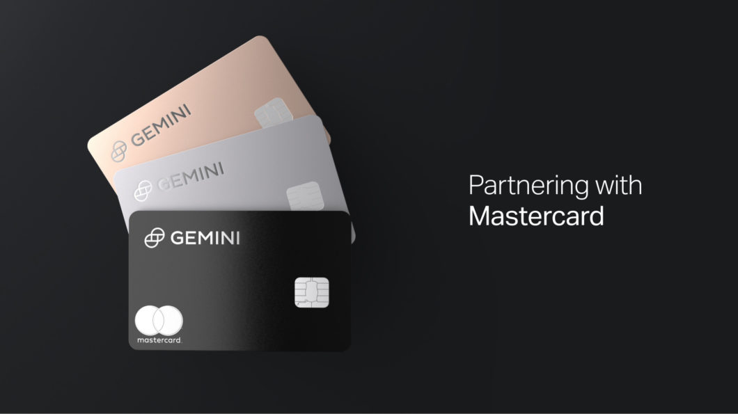 Mastercard e Gemini se unem para lançar cartão de crédito com sistema de recompensas em criptomoedas (Imagem: Divulgação/Gemini)