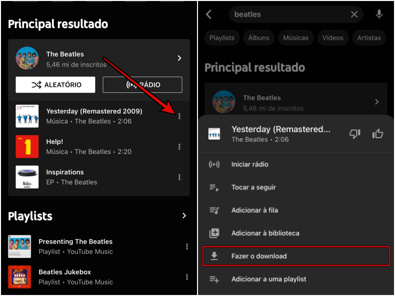 Como Baixar M sicas Para Ouvir Offline No YouTube Music Aplicativos E Software Tecnoblog