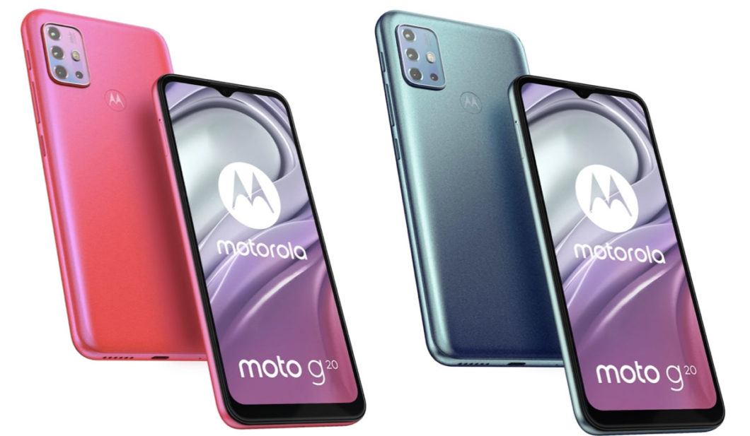Motorola Moto G20 (Imagem: Reprodução/91Mobiles)