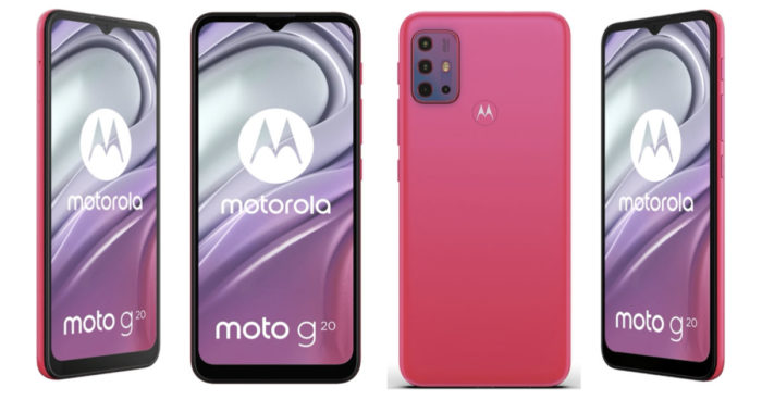 Possível Motorola Moto G20 (Imagem: Reprodução/91Mobiles)