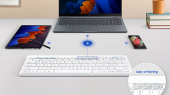 Samsung Keyboard Trio 500 é um teclado sem fio com DeX embutido