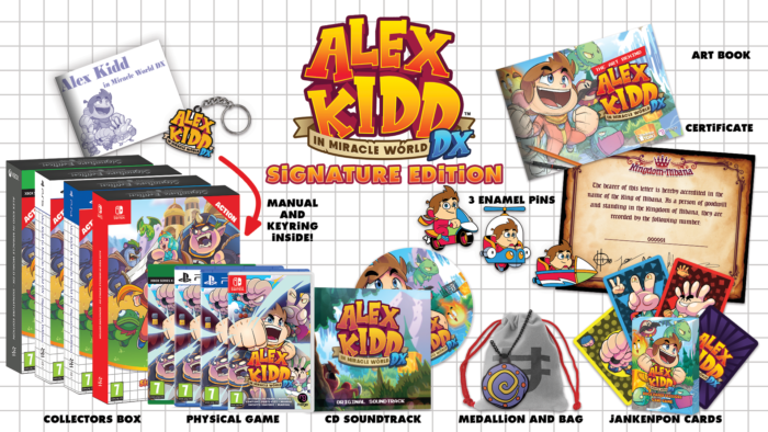 Alex Kidd in Miracle World DX tem edição especial opcional (Imagem: Divulgação/Merge Games)