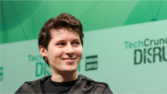 Pavel Durov no evento TechCrunch Disrupt Europe: Berlin 2013 (Imagem: TechCrunch/ Flickr)