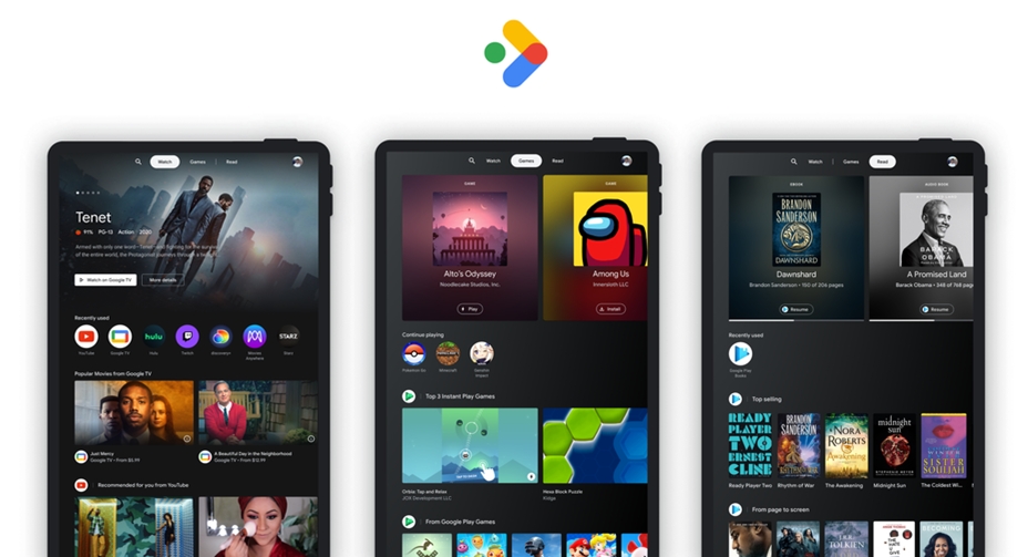 Google lança Entertainment Space para Android com vídeos, jogos e livros