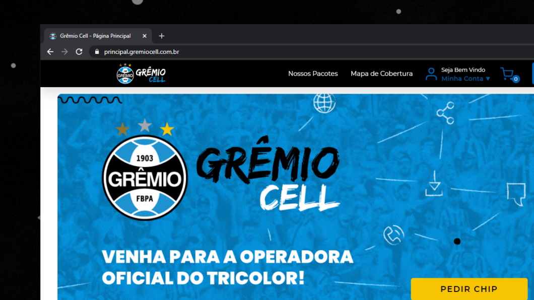Grêmio Cell (Imagem: reprodução)