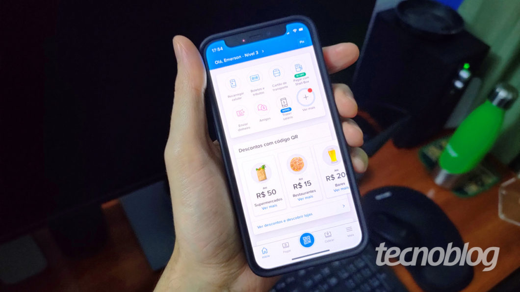 Aplicativo do Mercado Pago (imagem: Emerson Alecrim/Tecnoblog)
