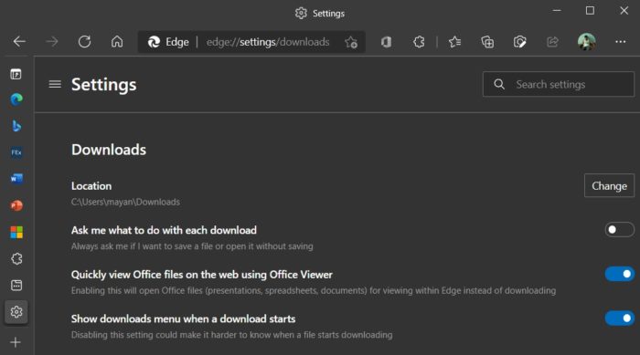 Microsoft Edge abre documentos do Office (Imagem: reprodução/Windows Latest)