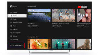 Google coloca YouTube TV dentro do app do YouTube em disputa com Roku