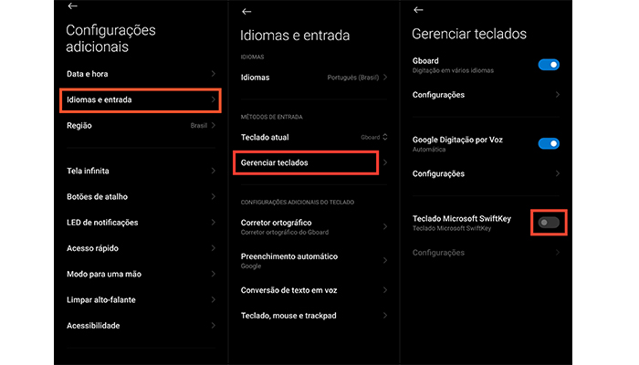 Como faço pra colocar os numeros pequenos em cima das letras no teclado do  android? (sem instalar nada) 