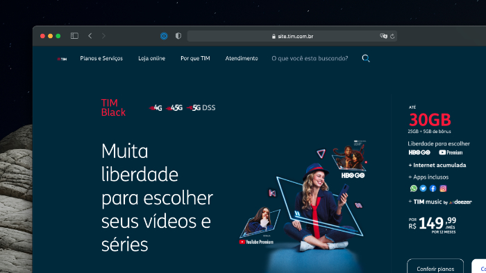 TIM Controle Plus chega a 5GB mensais sem custo adicional