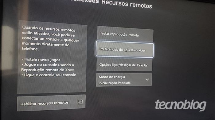 Aplicativo Xbox para dispositivos móveis