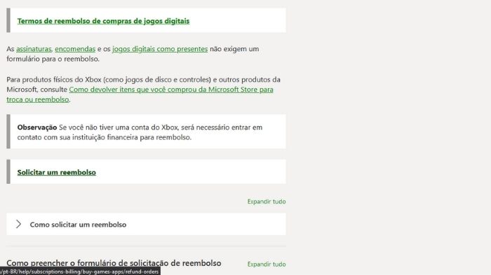 Como pedir o reembolso ao comprar jogos e apps no Xbox One e Windows 10