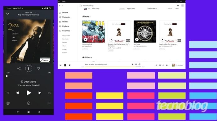 Deezer, Ouvir música online