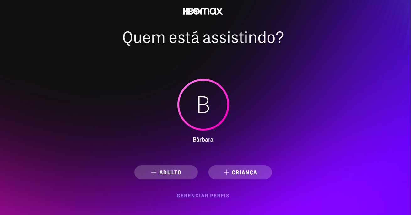 Como criar um perfil de usuário na HBO Max Aplicativos e Software