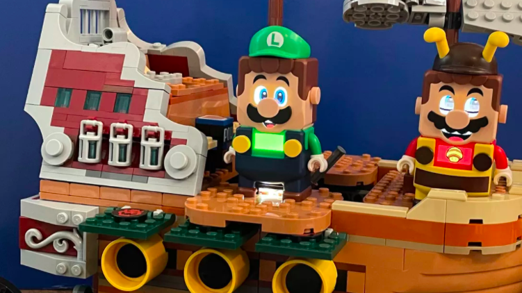 Luigi e Bowser chegam a Lego Super Mario World com nova expansão