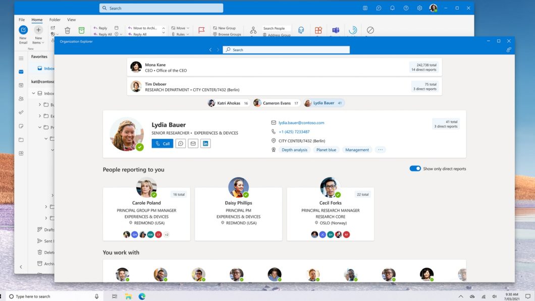 Novo Outlook deu as caras pela primeira vez no começo de 2021 (Imagem: Reprodução/Microsoft)
