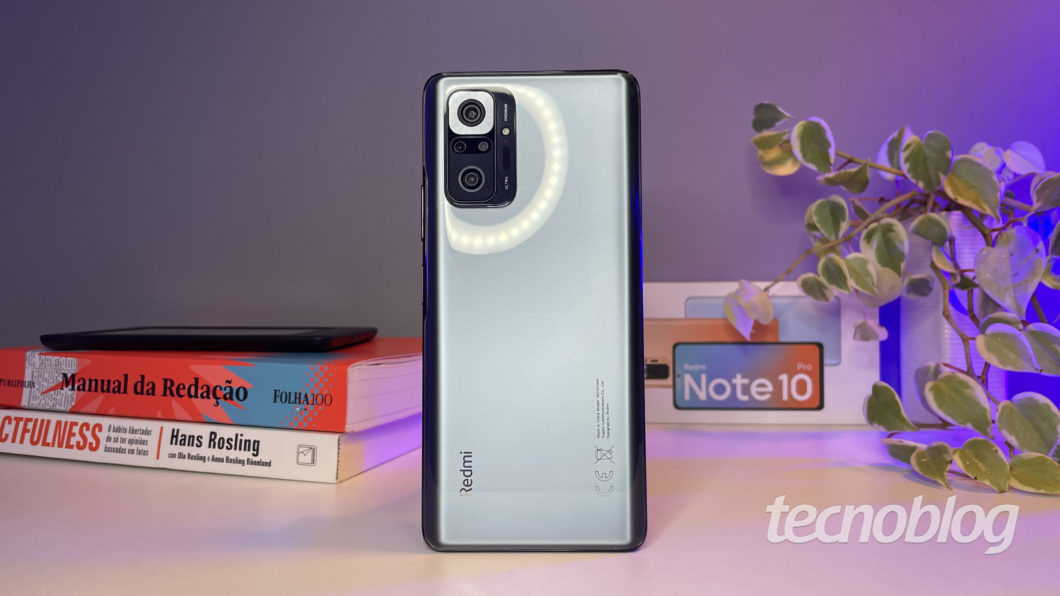 Xiaomi Redmi Note 10 Pro (Imagem: Darlan Helder/Tecnoblog)