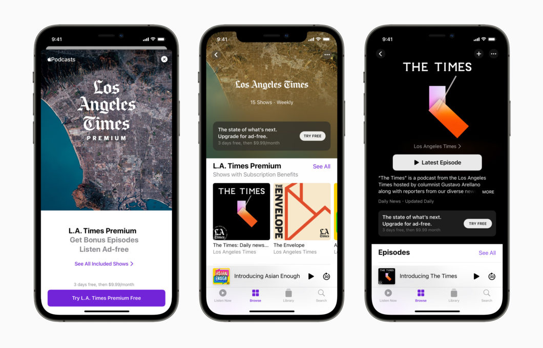 Apple libera assinaturas no Apple Podcasts (Imagem: Divulgação/Apple)