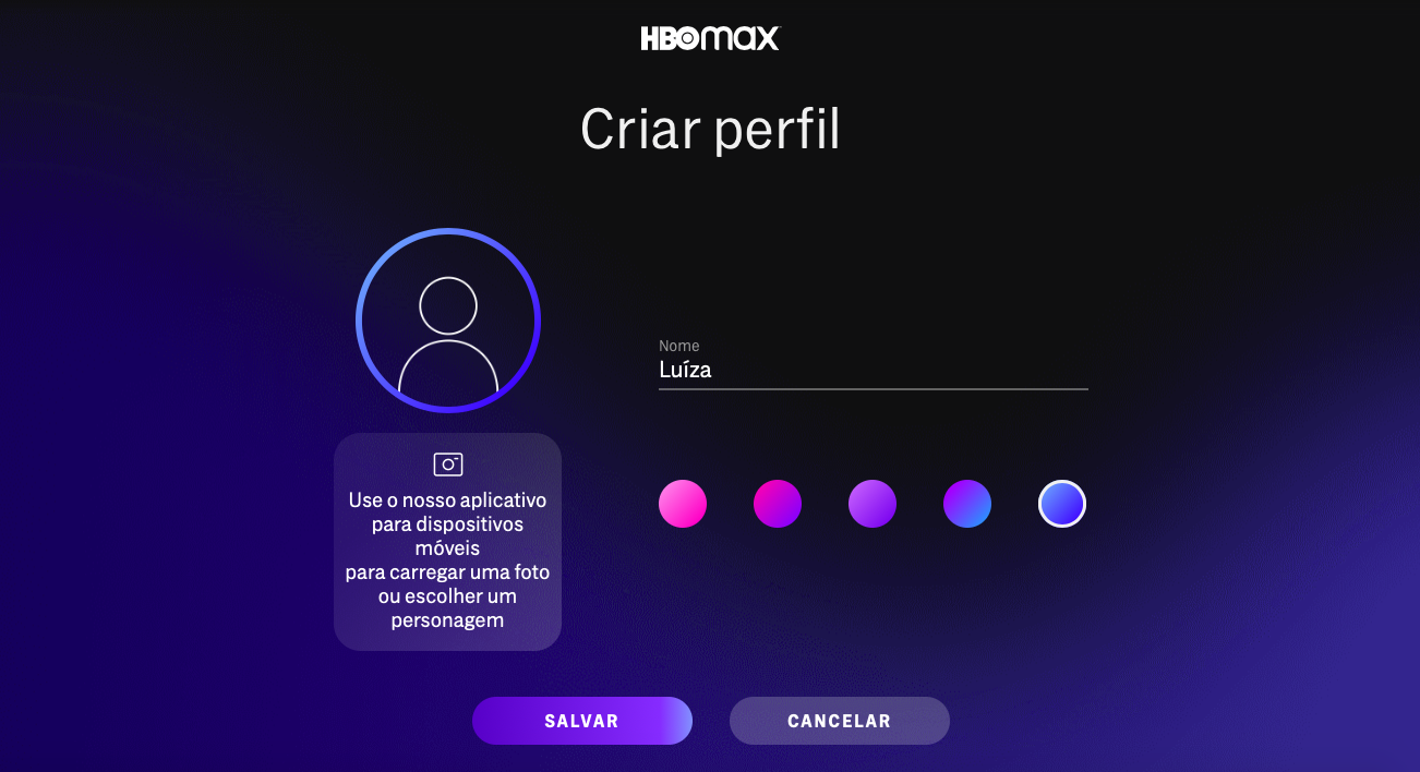 Como Criar Um Perfil De Usu Rio Na Hbo Max Aplicativos E Software