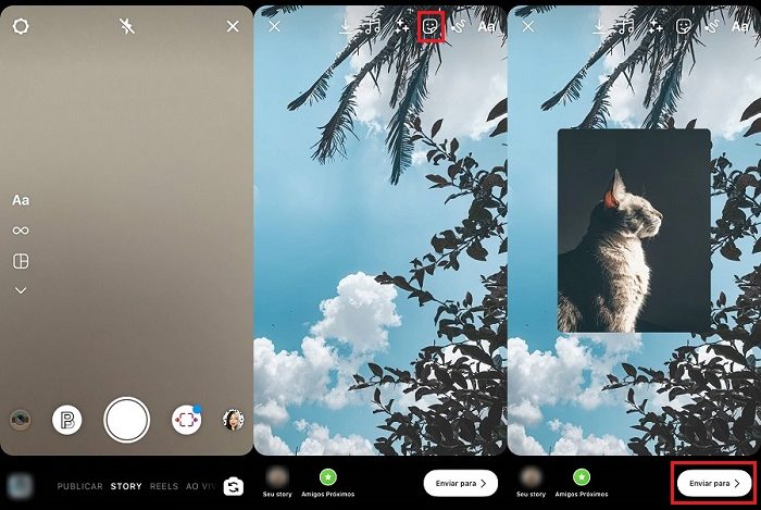 Como mudar a cor do Story no Instagram [Background] / Instagram / Reprodução