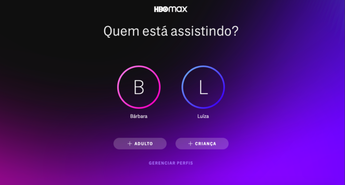 Como registrar a tela HBO Max?