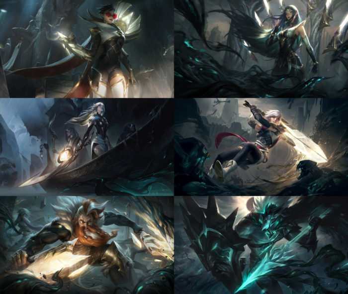 Skins Sentinelas da Luz de League of Legends (Imagem: Divulgação/Riot Games)