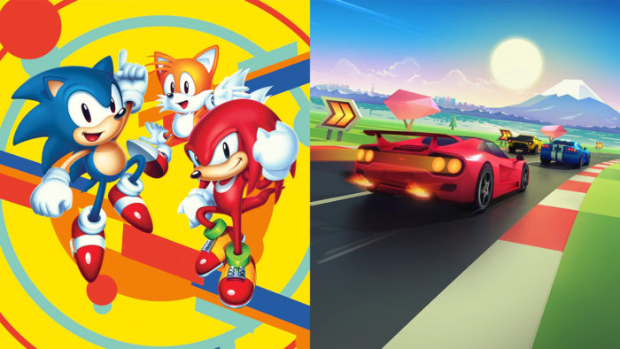 Sonic Mania e Horizon Chase Turbo estão de graça na Epic Games Store (Imagens: Divulgação/SEGA/Aquiris)