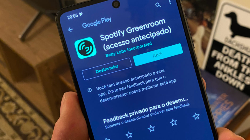 Spotify Greenroom no Android (Imagem: André Fogaça/Tecnoblog)